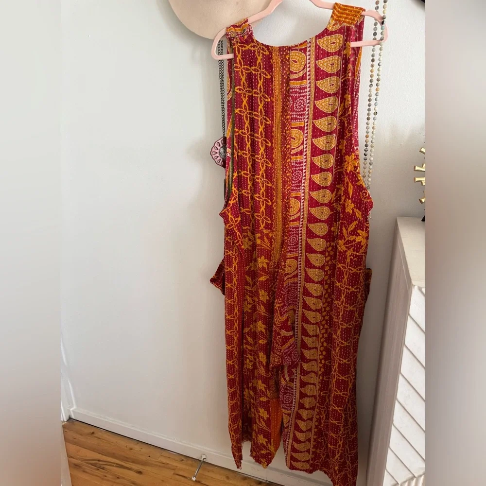 Kantha Bae Harmony Bohemian Wide-Leg Jumpsuit - Picture 12 of 14